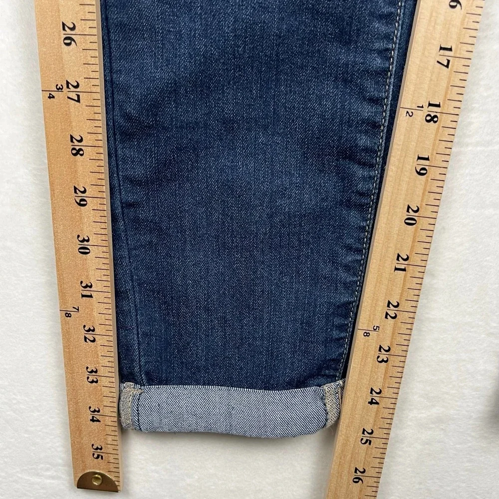 PAIGE Jeans Women's Size 27 (4) Kylie Crop Cuffed Distressed Stretch Denim - Picture 10 of 10